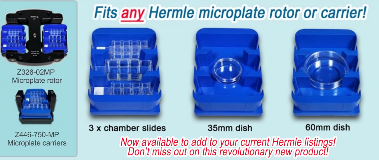Hermle Microplate Carrier Dish for Chamber Slides and Dishes - Pipette_Com